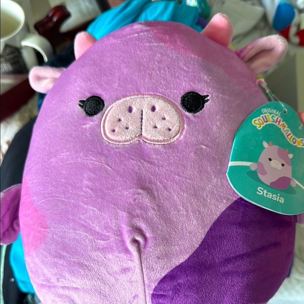 Squishmallows Purple and Pink Stuffed Animal